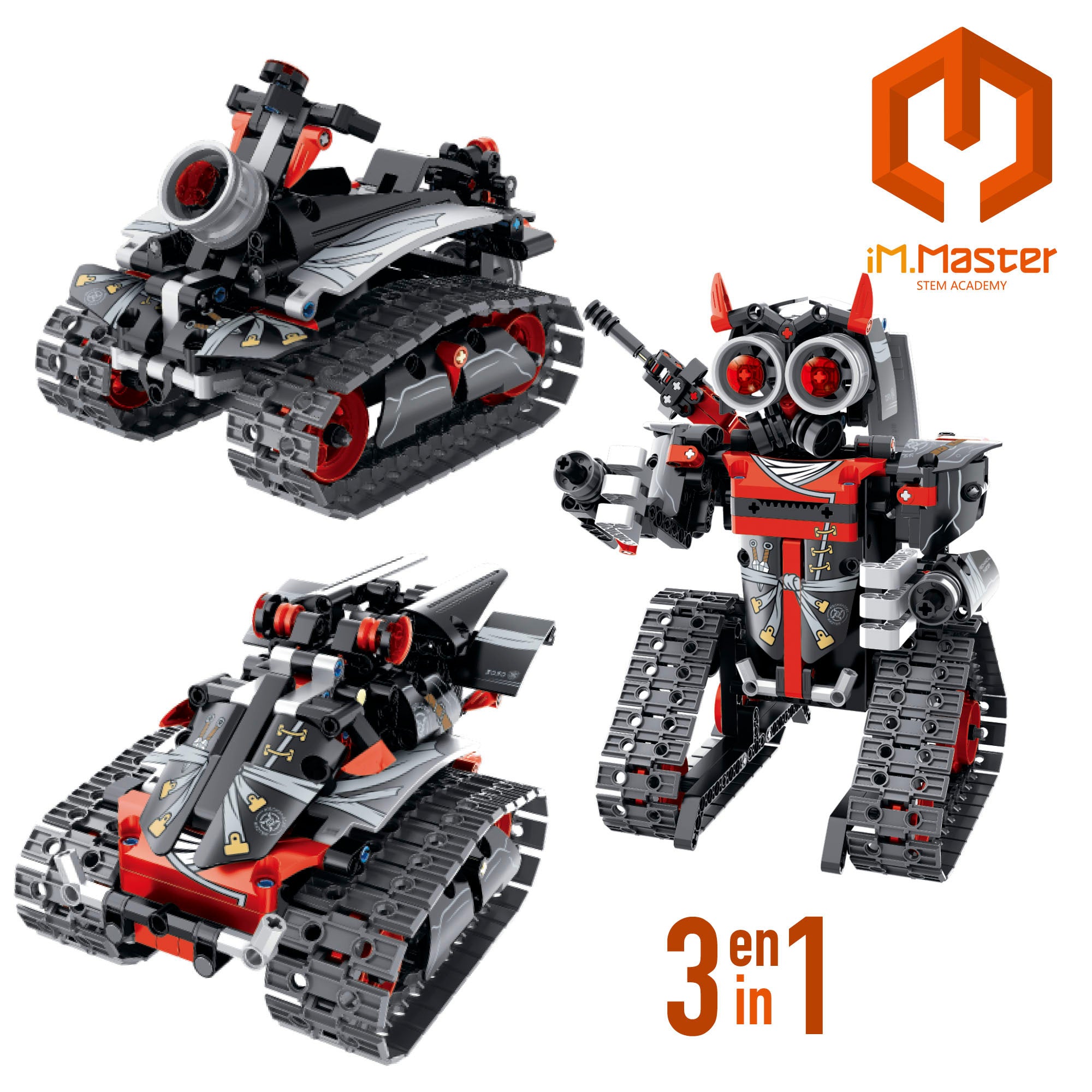 iM.Master Juego de construcción Robot teledirigido 3 en 1 - 419 pzas.