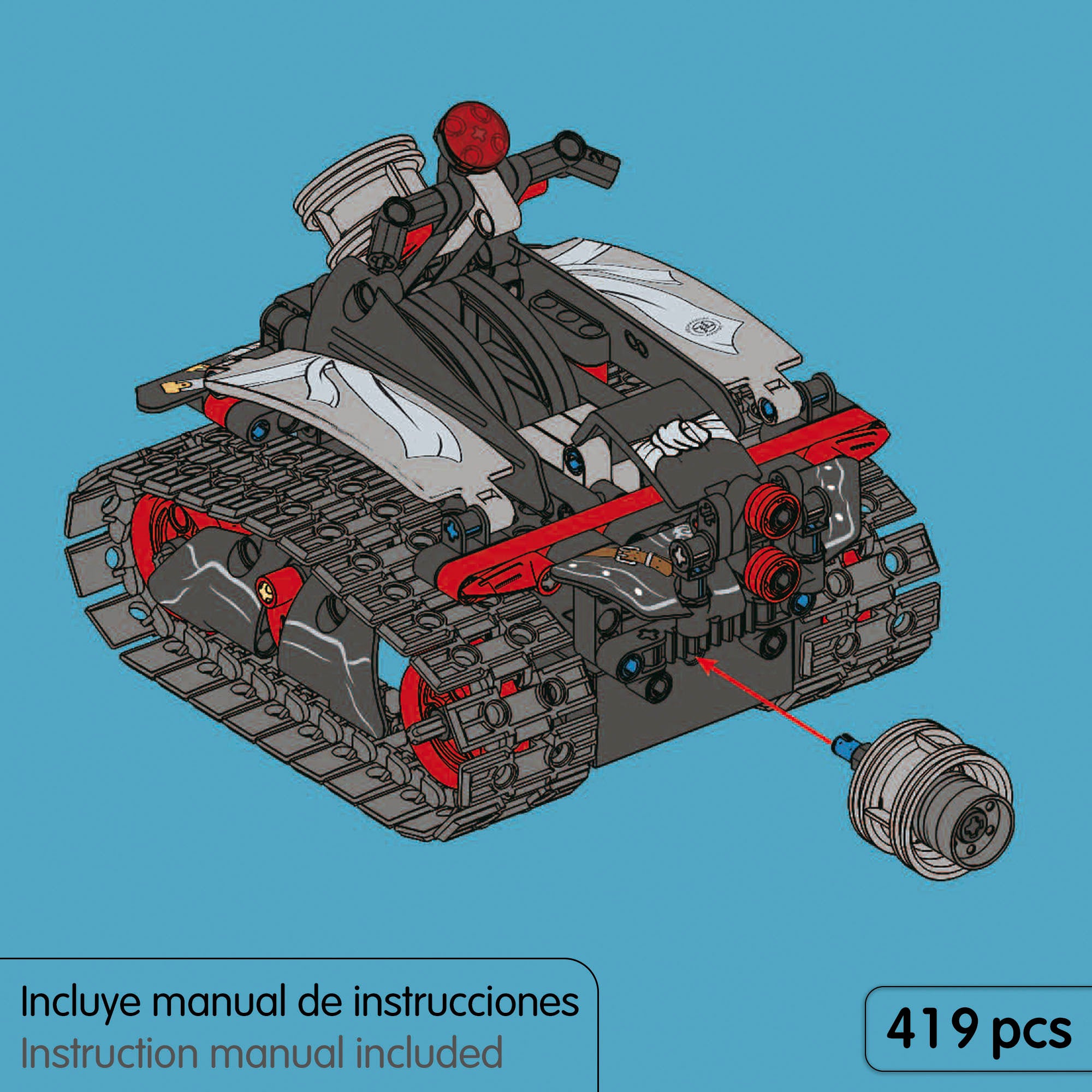 iM.Master Juego de construcción Robot teledirigido 3 en 1 - 419 pzas.