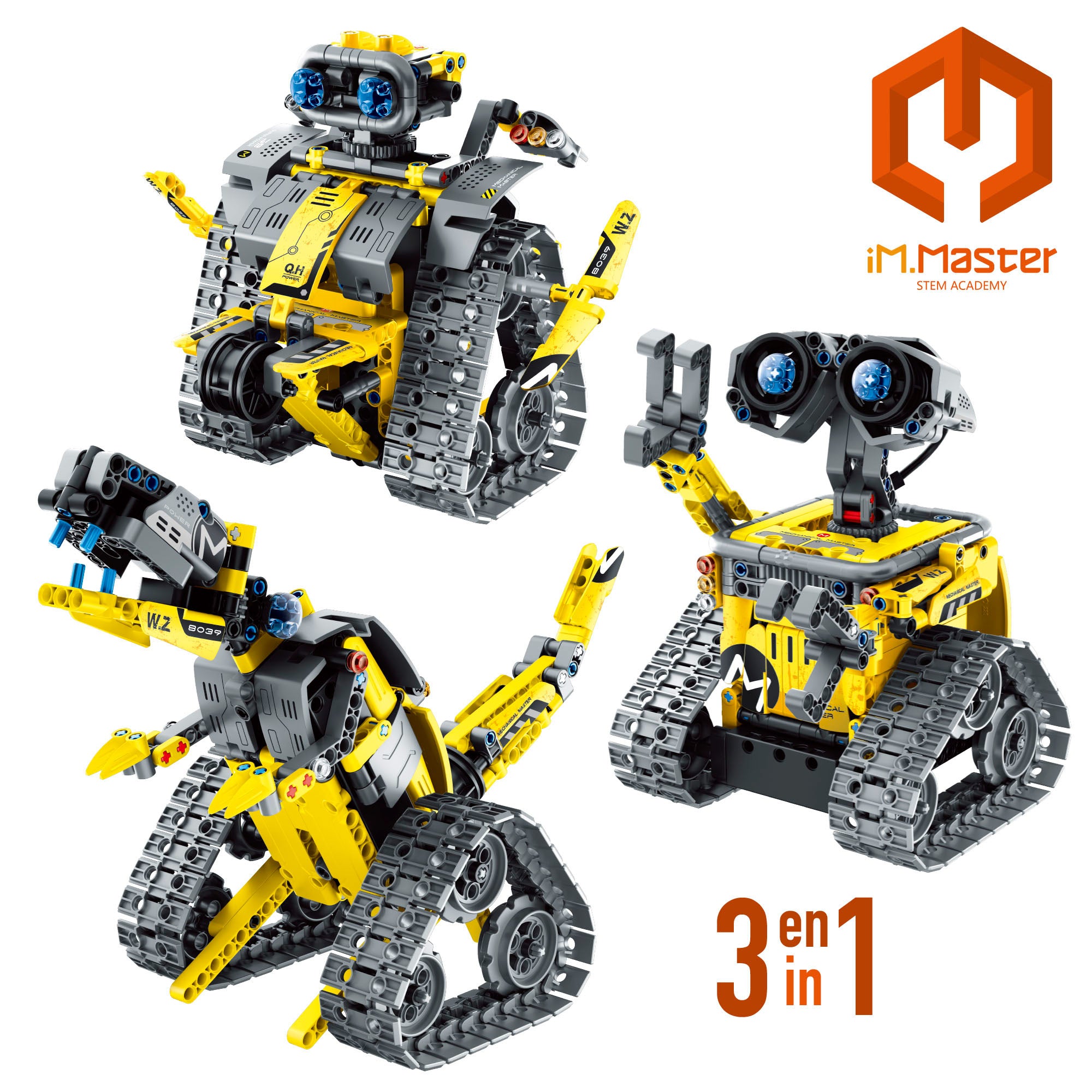 iM.Master Juego de construcción Robot teledirigido 3 en 1 - 434 pzas.