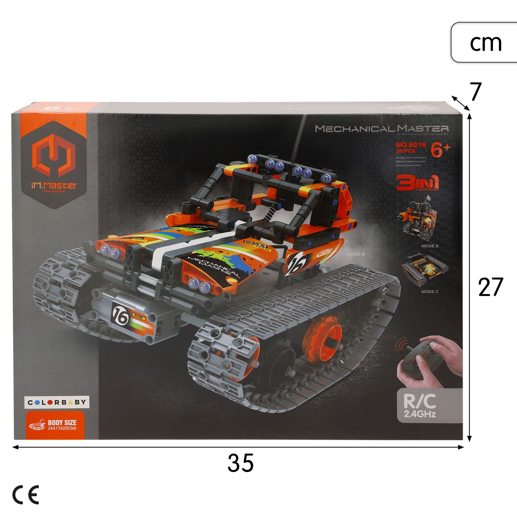 iM.Master Juego de construcción robot teledigirido acrobático 3 en 1 - 392 pzas.