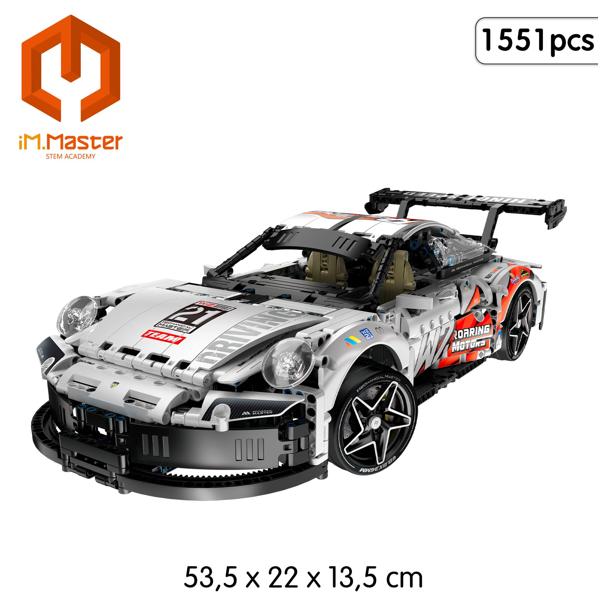 iM.Master Juego de construcción Coche transformable 1/10 - 1551 pzas.