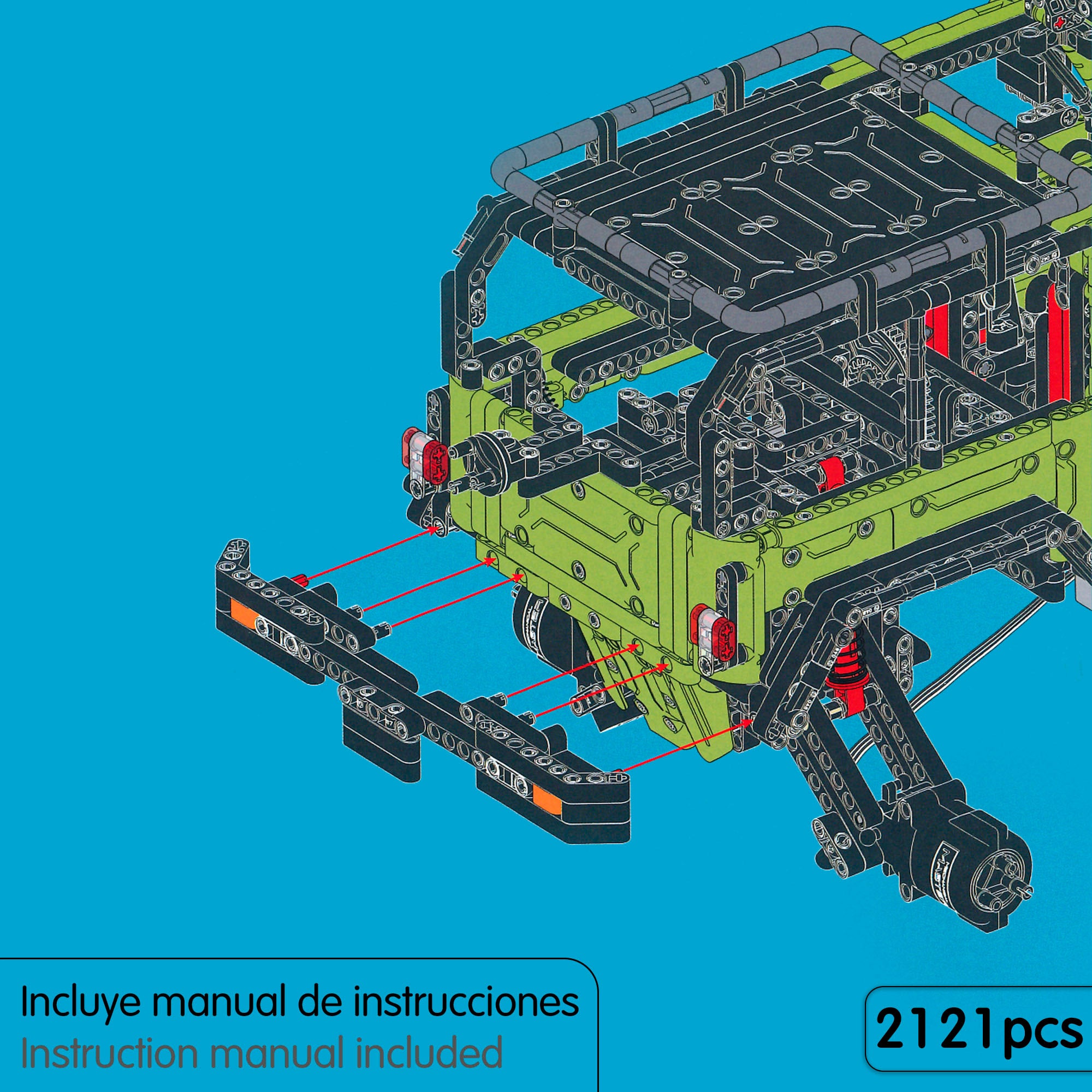 iM.Master Juego de construcción Coche teledirigido todoterreno 1/6 - 2121 pzas.