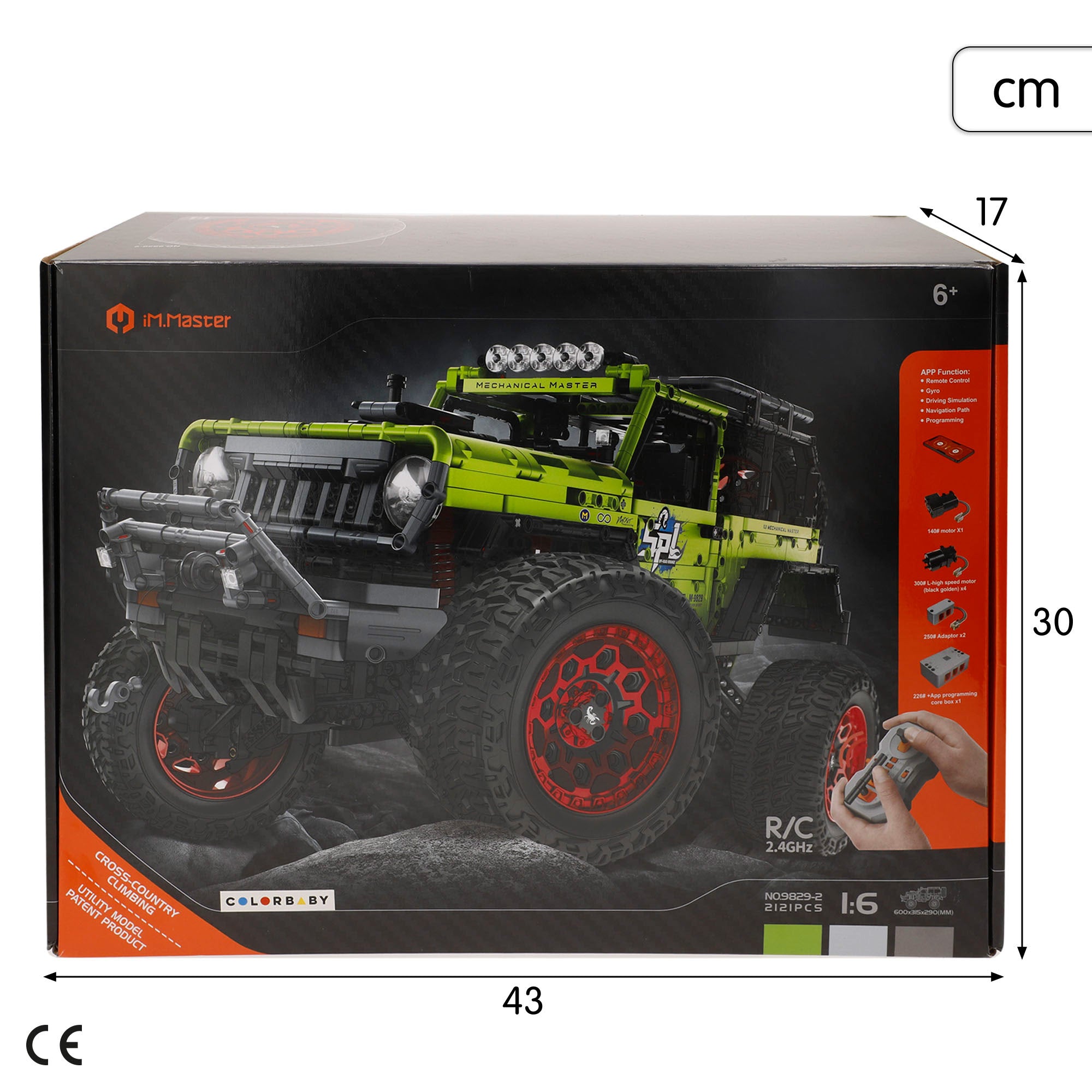 iM.Master Juego de construcción Coche teledirigido todoterreno 1/6 - 2121 pzas.